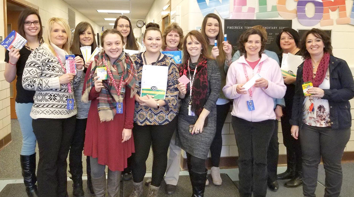 Brookville teachers receive school supply donations
